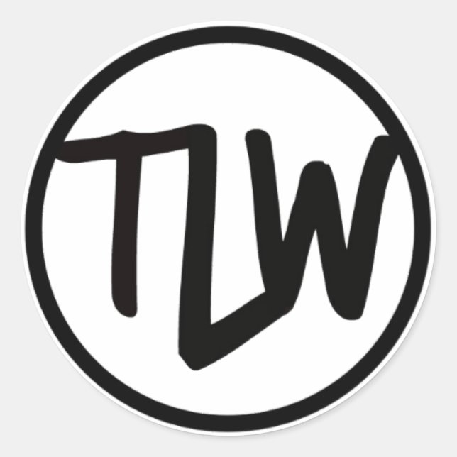 TLW Logo-Aufkleber glänzen Runder Aufkleber (Vorderseite)