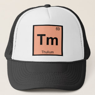 Tm - Thulium Chemie Periodensystem Symbol Truckerkappe