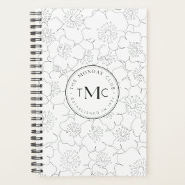 TMC White Floral Logo Plane Planer