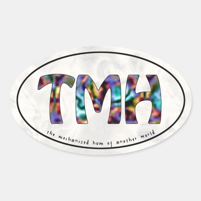 TMH Groovy Motorenoval Aufkleber (Vorderseite)