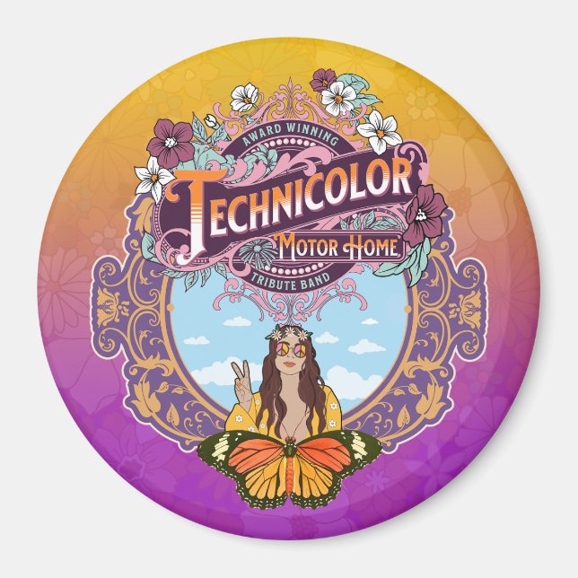 TMH Peace Lady Magnet (Vorne)