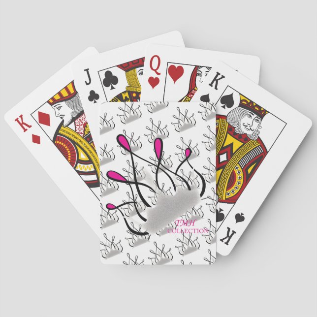 TMH SAMMLUNG - Spielkarten (rosa) (Rückseite)
