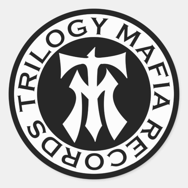 TMR-Sticker Runder Aufkleber (Vorderseite)