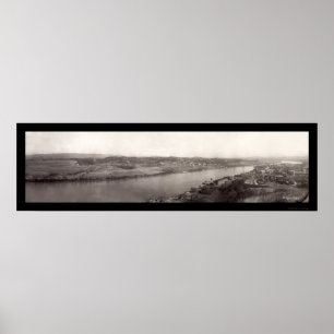 TN Chattanooga Foto 1909 Poster