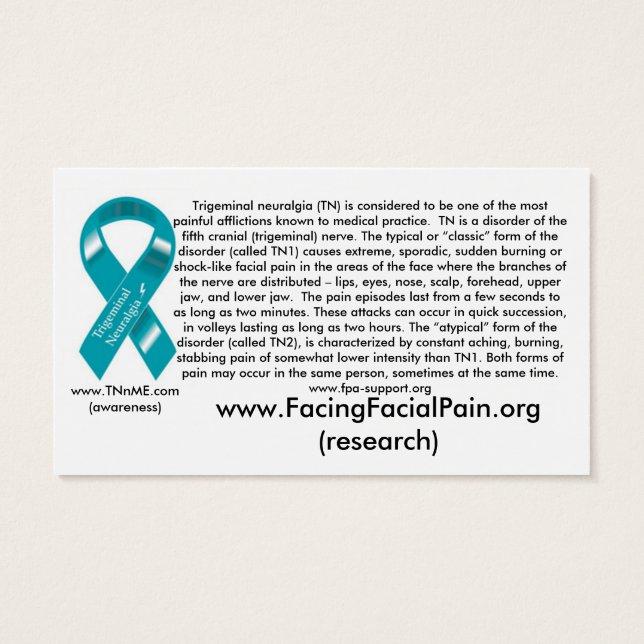 TN-Informationskarten (Rückseite)