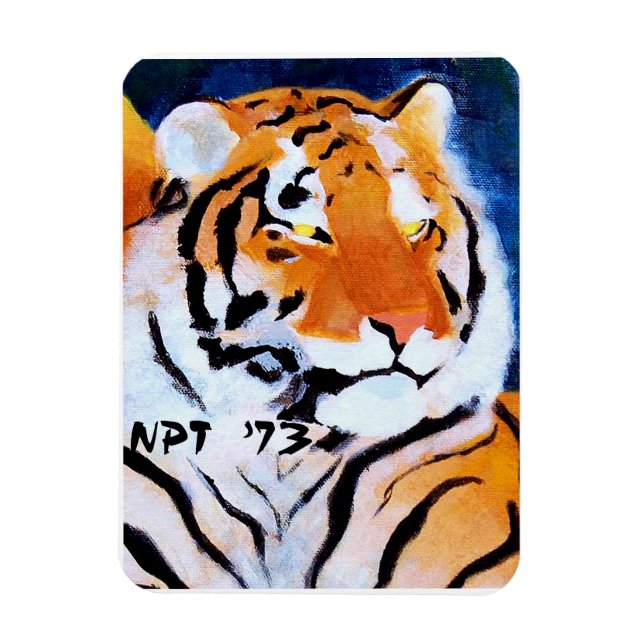 TNP '73 Tiger Magnet (Vertical)