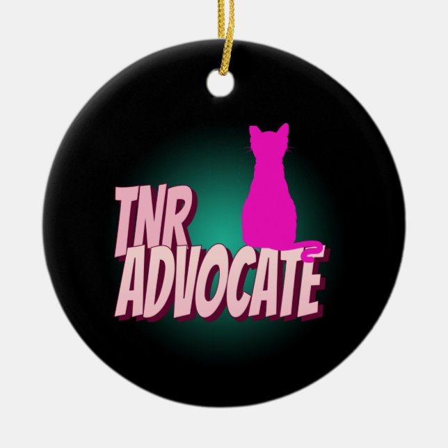 TNR ADVOCATE TRAP NEUTER RELEASE CAT ORNAMENT (Vorne)