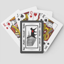 TNR Cat Rescue Trap Neuter Return Adoptier Cards Spielkarten