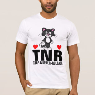 TNR-KATZENFALLE KASTRIEREN-VERÖFFENTLICHEN T-SHIRT