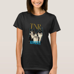 TNR Streunerkatzen-Rettungsbefürworter Katzen Trio T-Shirt