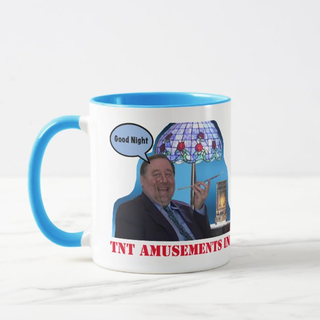 TNT Amusements 2 côtés DEHORS Mug (Gauche)