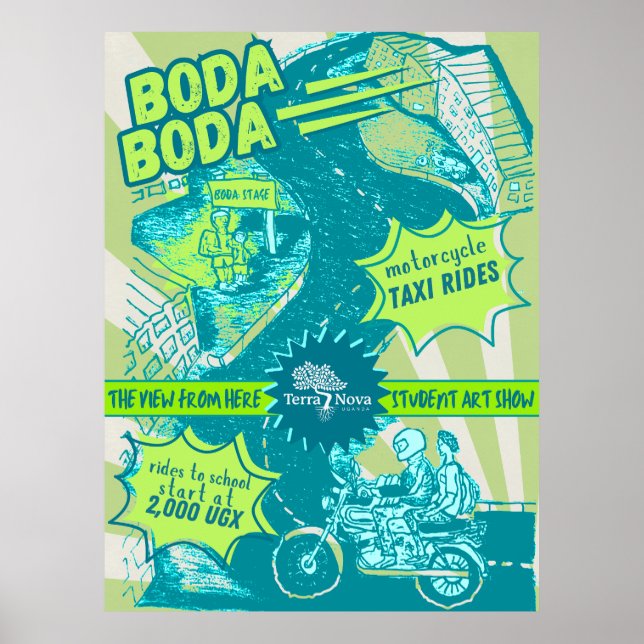 TNU Boda Boda Poster (Vorne)