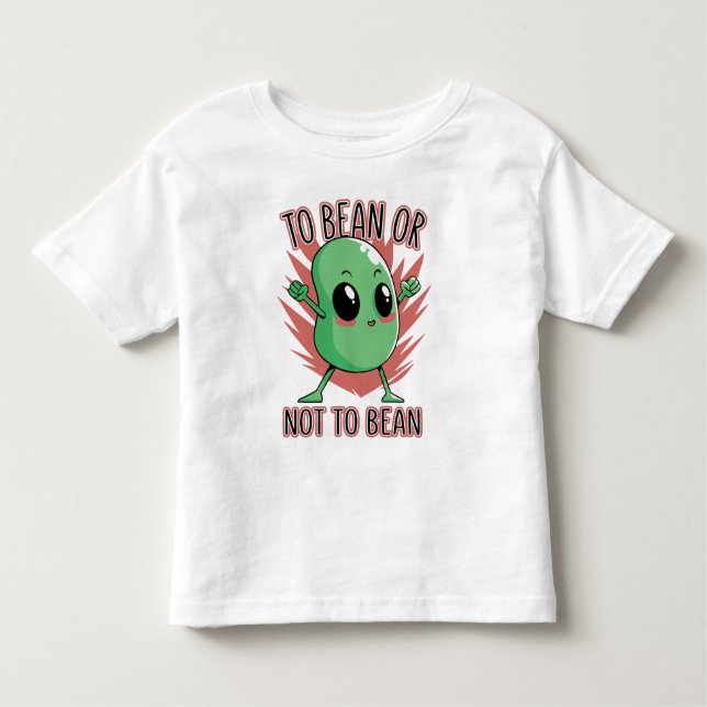 To bean or not to bean kleinkind t-shirt (Vorderseite)
