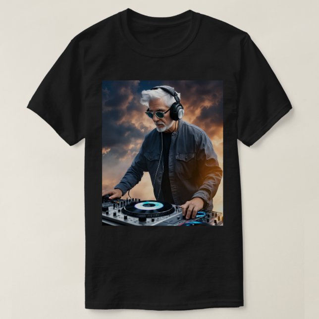 To create a DJ T-shirt with a print title, here ar (Design vorne)