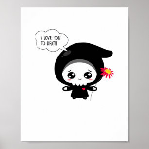 To Death - Funny Valentinstag Classic Poster