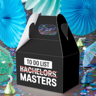 To-Do-Liste Bachelor Master-Abschluss Hochschulnot Geschenkschachtel