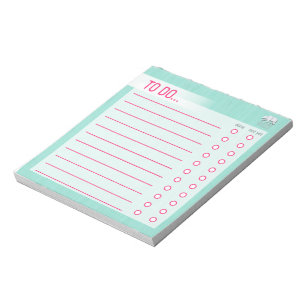 To-Do-Liste Notizblock - Aqua Tree