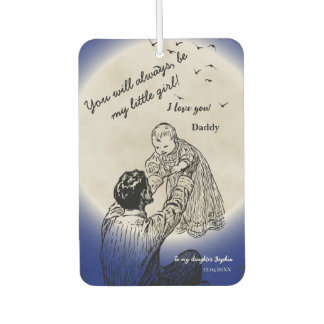 To My Daughter from Daddy Emotional Moon Design Autolufterfrischer