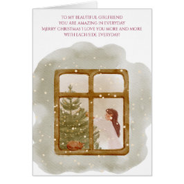 To my Girlfriend at Christmas card