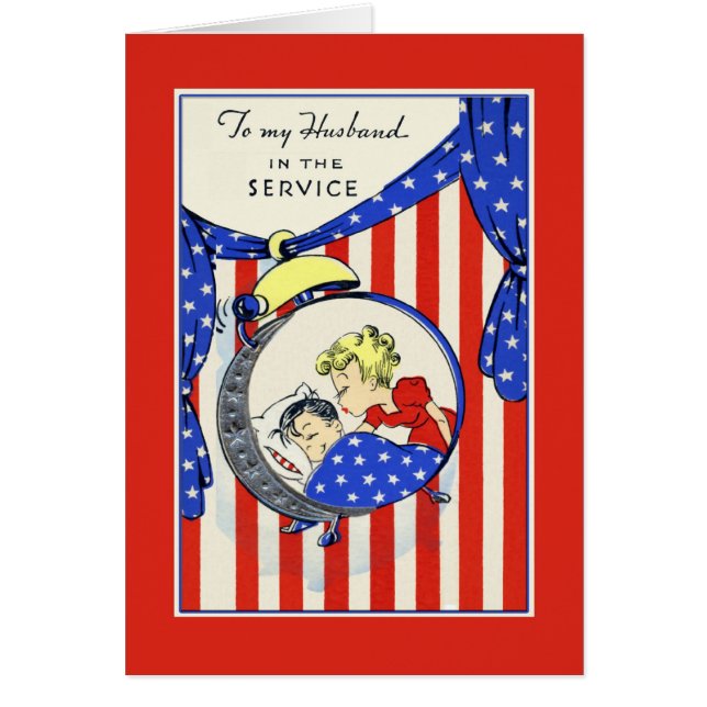 To my husband in the service vintage image (Vorne)