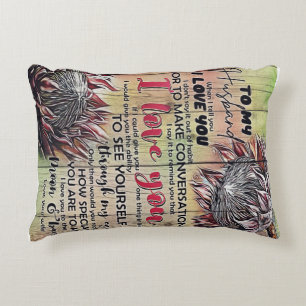 To My Husband Present   Cool New Home Gift   Dekokissen