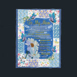 To My Mom Common Daisy banket, blanket for mom Fleecedecke<br><div class="desc">Loving Gift In Multiple Colors Finding the right words isn't always easy, but finding the perfect gift should be! Blankets are the perfect gift for women in our lives. Easy Care Cleaning instructions are simple: machine wash gently with cold water, then air or tumble dry on low heat. That's it....</div>