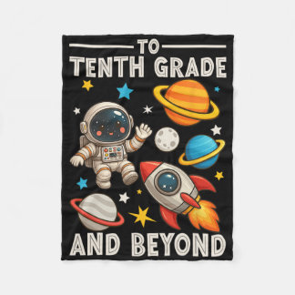 To Sophomore And Beyond Astronaut Funny Back To Sc Fleecedecke