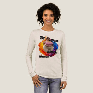 To You Black Woman Tri-Blend Shirt