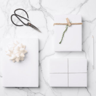 To Your Name Modern Handwriting White Black Red Geschenkpapier Set