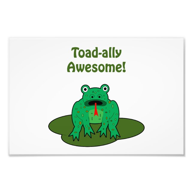 Toad-ally Phantastisch Fotodruck (Vorne)