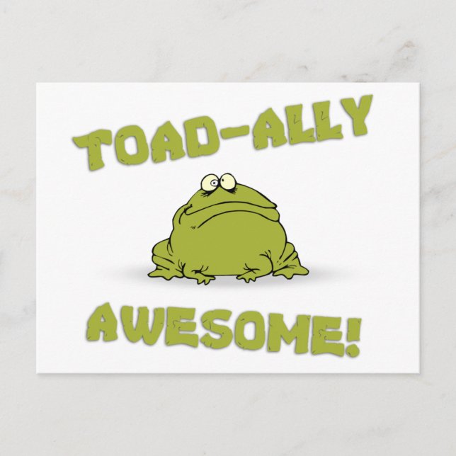 Toad-ally Phantastisch Postkarte (Vorderseite)