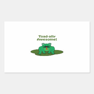 Toad-ally Phantastisch Rechteckiger Aufkleber