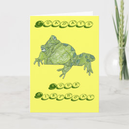 Toad "Heute" Geburtstagskarte Karte