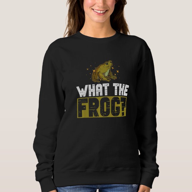 Toad Hunting And Frog Catching   Sweatshirt (Vorderseite)