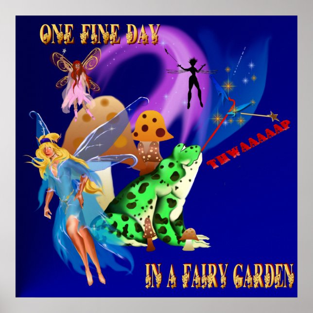 Toad isst Fairy Poster (Vorne)