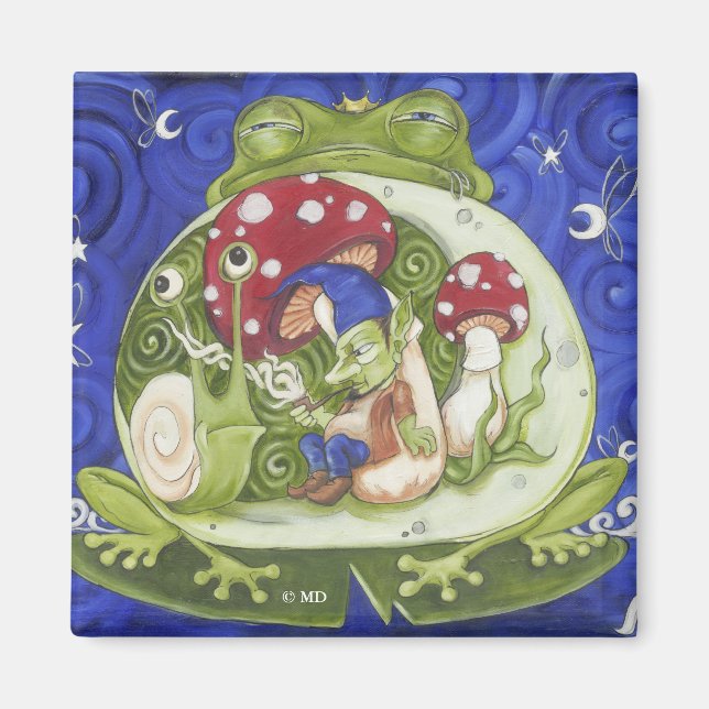 Toad King Magnet (Vorne)