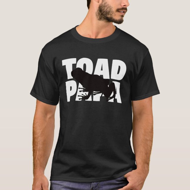 Toad Papa  for Toad Lover Animal Father Toad Dad T-Shirt (Vorderseite)