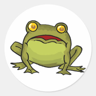 Toad Stare Runder Aufkleber