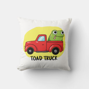 Toad Truck Funny Tow Truck Puff Kissen