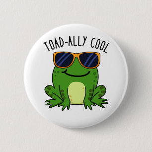Toadal Cooler Funny Toad Pub Button