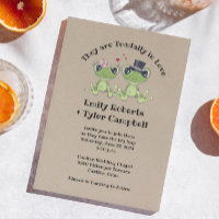 ©Toadal in Liebe Frog Couple Rustic Wedding