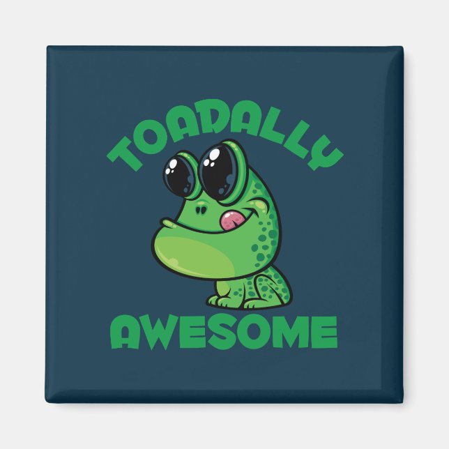 Toadal Phantastisch Happy Cartoon Toad Magnet (Vorne)