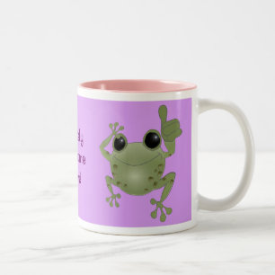 Toadally fantastische Tante! Zweifarbige Tasse
