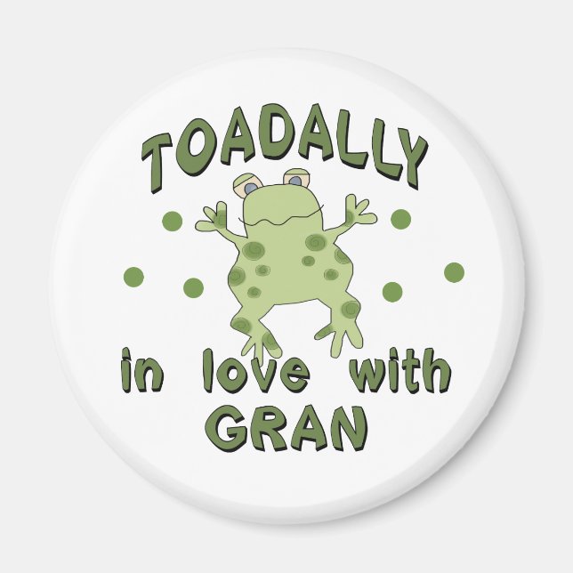 TOADALLY Liebe Gran Frosch Magnet (Vorne)