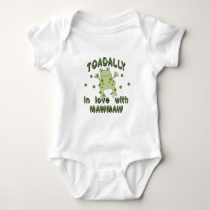 TOADALLY Liebe MawMaw Frog Baby Strampler
