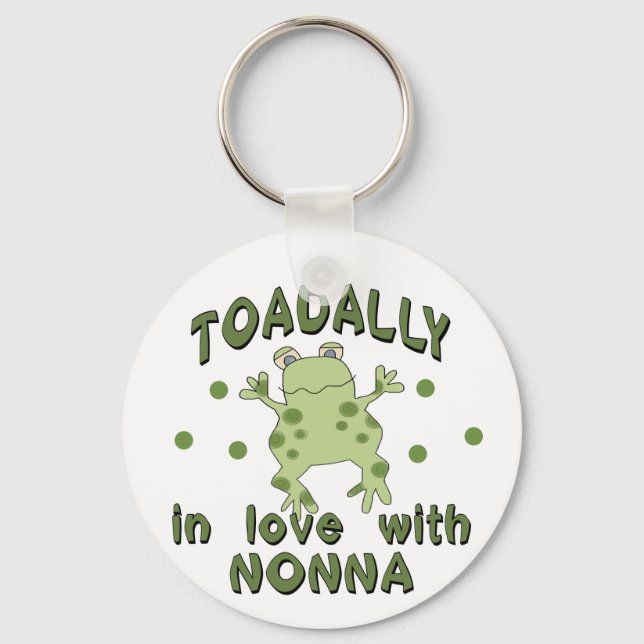 TOADALLY Liebe Nonna Frog Schlüsselanhänger (Vorderseite)