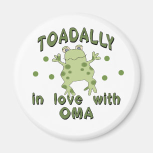 TOADALLY Liebe Oma Frosch Magnet