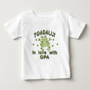 TOADALLY Liebe Opa Frosch Baby T-shirt