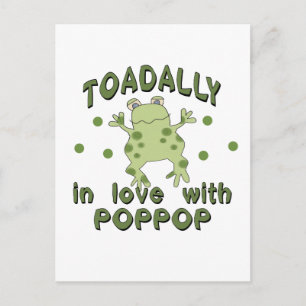 TOADALLY Liebe PopPop Frog Postkarte