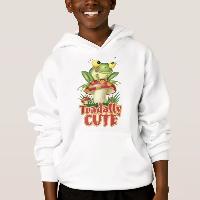 Toadally niedlich hoodie (Vorderseite)